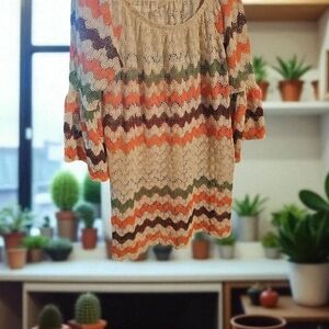 Multicolor Lace Blouse